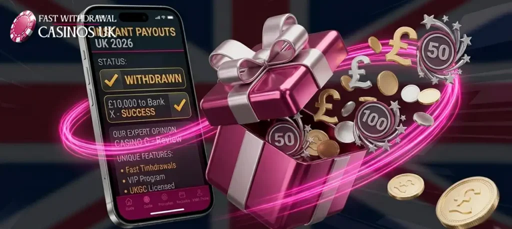 Best bonuses and promotions at fast payout casinos in the UK.